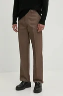 Spodnie męskie - Dickies spodnie 874 męskie kolor brązowy proste DK0A4XK6 - miniaturka - grafika 1