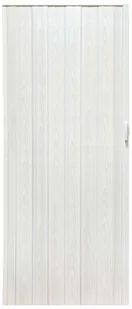 Drzwi harmonijkowe 004-04-80 biały dąb 80 cm - Drzwi wewnętrzne - miniaturka - grafika 1