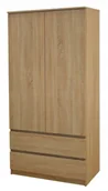 Szafy - Szafa Z Półkami I Drążkiem Dąb Sonoma Z4-C49 - miniaturka - grafika 1