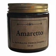 Świece - Naturalna Świeca zapachowa Amaretto 120 ml - miniaturka - grafika 1