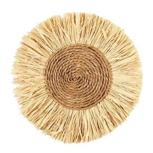 Dekoracja z Rafii okrągła 37cm - Dekoracje domu - miniaturka - grafika 1