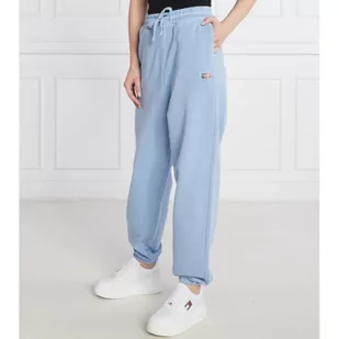 Tommy Jeans Spodnie dresowe TIMELESS 1 WASHED | Relaxed fit - Dresy damskie - miniaturka - grafika 1