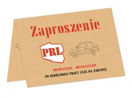 Kartki okolicznościowe i zaproszenia - Zaproszenia urodzinowe PRL 6 szt. - miniaturka - grafika 1