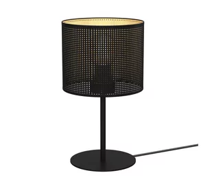 Lampa stołowa LOFT SHADE 1xE27/60W/230V śr. 18 cm czarny/złoty - Lampy stojące - miniaturka - grafika 1