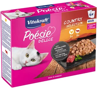 Vitakraft Poésie DéliSauce, saszetki, 6 x 85 g - Wybór dań wiejskich - Mokra karma dla kotów - miniaturka - grafika 1