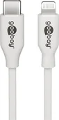 Kable USB - Kabel USB Goobay USB-C - 0.5 m Biały JAB-4780410 - miniaturka - grafika 1