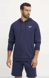 Reebok Bluza Męska z Kapturem Granatowa IDENTITY SMALL LOGO 100202877 # XL - Bluzy męskie Reebok Bluza Męska z Kapturem Granatowa IDENTITY SMALL LOGO 100202877 # XL - Bluzy męskie - miniaturka - grafika 1