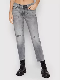 Spodnie damskie - G-Star Raw Jeansy Kate D15264-C293-D112 Szary Boyfriend Fit - grafika 1