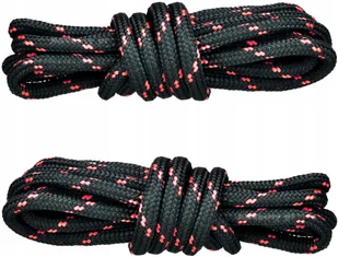 CZARNE CZERWONE Sznurówki TREKKINGOWE 180 cm Okrągłe 5 mm SZNUROWADŁA G9-67 - Akcesoria obuwnicze CZARNE CZERWONE Sznurówki TREKKINGOWE 180 cm Okrągłe 5 mm SZNUROWADŁA G9-67 - Akcesoria obuwnicze - miniaturka - grafika 1
