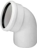 Magnaplast Kolano 87° kanalizacji wewnętrznej dBB 110mm 15750 - Odwodnienia, kanały i akcesoria - miniaturka - grafika 1