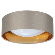 Lampy sufitowe - Sanico Tuluza 323224 plafon oprawa sufitowa 1x18W LED 4000K szary/złoty - miniaturka - grafika 1