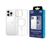 Etui i futerały do telefonów - 3mk EverClear MagCase do iPhone 16 Pro Max Przezroczysty - miniaturka - grafika 1