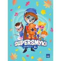 MAC Supersmyki. Poziom B+. Karty pracy cz.1  praca zbiorowa - Edukacja przedszkolna - miniaturka - grafika 1