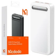 Powerbanki - MCDODO POWERBANK 20000MAH Z WYŚWIETLACZEM 3X USB USB-C 22,5W + KABEL USB-C - miniaturka - grafika 1