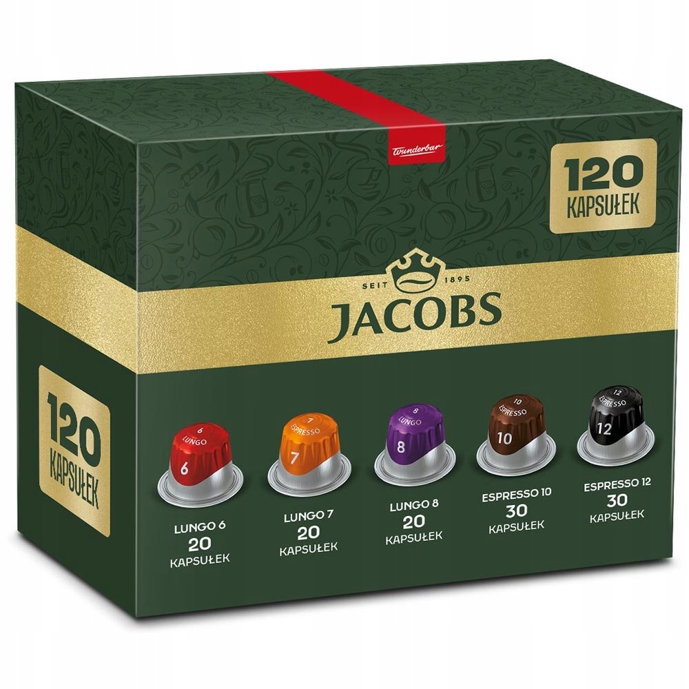 Zestaw Kapsułki Jacobs do Nespresso(r)* 120 kapsułek