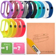 Akcesoria do smartwatchy - Zestaw 14 Opasek Do Xiaomi Mi Band 5 Miband + Folia Xmb-15Plus 14Szt - miniaturka - grafika 1