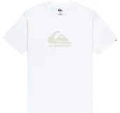 Koszulki męskie - t-shirt QUIKSILVER EV COMP LOGO 2 WBB0/WHITE - miniaturka - grafika 1