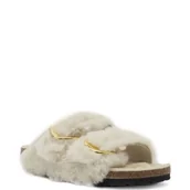 Kapcie damskie - Birkenstock Skórzane obuwie domowe Arizona | narrow fit - miniaturka - grafika 1