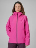 Kurtki damskie - 4F Kurtka przejściowa membrana 5000 damska - różowa XXL - miniaturka - grafika 1