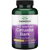Boostery testosteronu - SWANSON Full Spectrum Catuaba Bark 120caps - miniaturka - grafika 1