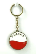 Breloczki dla dzieci - Brelok metalowy dwustronny Orzeł - Flaga ABINO - miniaturka - grafika 1