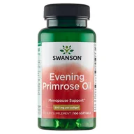 Suplementy naturalne - SWANSON Olej z wiesiołka dwuletniego Evening Primrose Oil EFAs 500mg 100 kapsułek - miniaturka - grafika 1