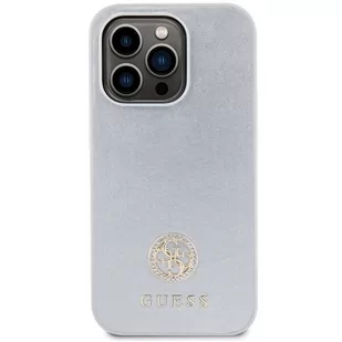 Guess GUHCP15XPS4DGPS iPhone 15 Pro Max 6.7" srebrny/silver hardcase Strass Metal Logo - Etui i futerały do telefonów - miniaturka - grafika 3