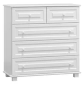 Komody - Komoda sosnowa drewniana nr4 g47 biała - miniaturka - grafika 1