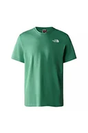 Koszulki męskie - THE NORTH FACE koszulka męska redbox, Deep Grass Green, S - miniaturka - grafika 1
