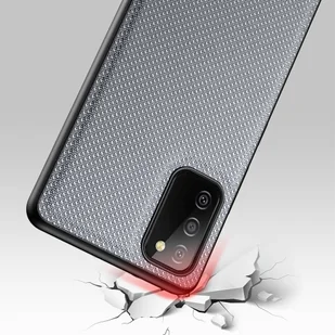 Dux Ducis Fino etui pokrowiec pokryty nylonowym materiałem Samsung Galaxy A03s szary - Etui i futerały do telefonów - miniaturka - grafika 6