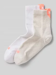 Jeansy z wysokim stanem o kroju slim fit z dodatkiem streczu - Skarpetki damskie - miniaturka - grafika 1