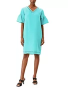 Sukienki - s.Oliver BLACK LABEL Damska sukienka na co dzień, turkusowy, 40 - miniaturka - grafika 1