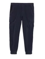 Spodenki męskie - BOSS Męskie spodnie Seiland1, ciemnoniebieskie 404, 98 - miniaturka - grafika 1