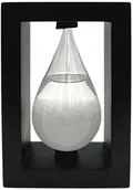 Termometry domowe - Giftdeco Barometr Burzowy Fitzroya w drewnianej oprawie - Kropla Storm Glass BAW1 - miniaturka - grafika 1