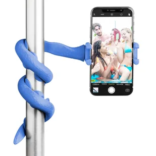 Celly Snake Selfie Stick uniwersalny niebieski - Selfie stick - miniaturka - grafika 1