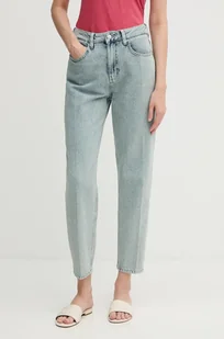 Sisley jeansy damskie high waist 4TFHLE04I - Spodnie damskie - miniaturka - grafika 1