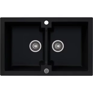 Kernau KGS A 80 2B Deep Black - Zlewozmywaki - miniaturka - grafika 1
