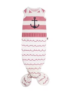 Baby Bites baby bites - śpioszki baby gown sailor (0-3 miesięcy) pink - Śpiochy dla niemowląt - miniaturka - grafika 1