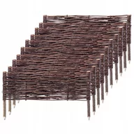 Ogrodzenia - Palisada Ogrodowa 60x20cm Płotek Wiklinowy 10szt - miniaturka - grafika 1