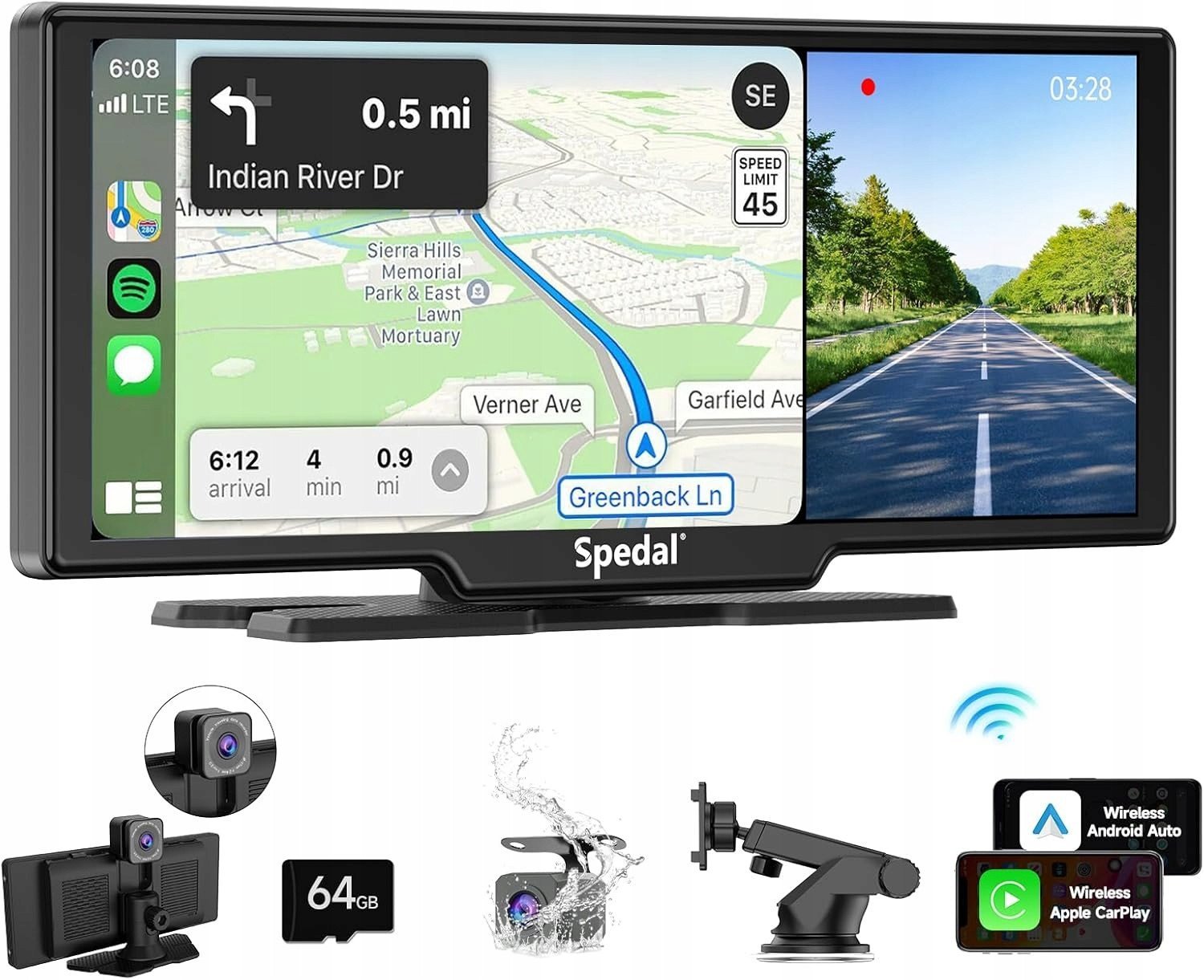 BLOW Spedal CL860 Apple CarPlay 9,3''karta 64G