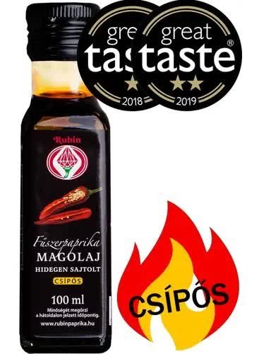 Olej z nasion ostrej papryki – tłoczony na zimno 100 ml
