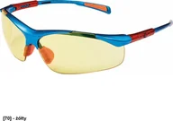 Okulary ochronne - CERVA NELLORE - okulary z szybki poliwęglanowe, reg. długość ramion, szybki nieparujące, odporne na zarysowania, klasa F - żółty szkieł. - miniaturka - grafika 1