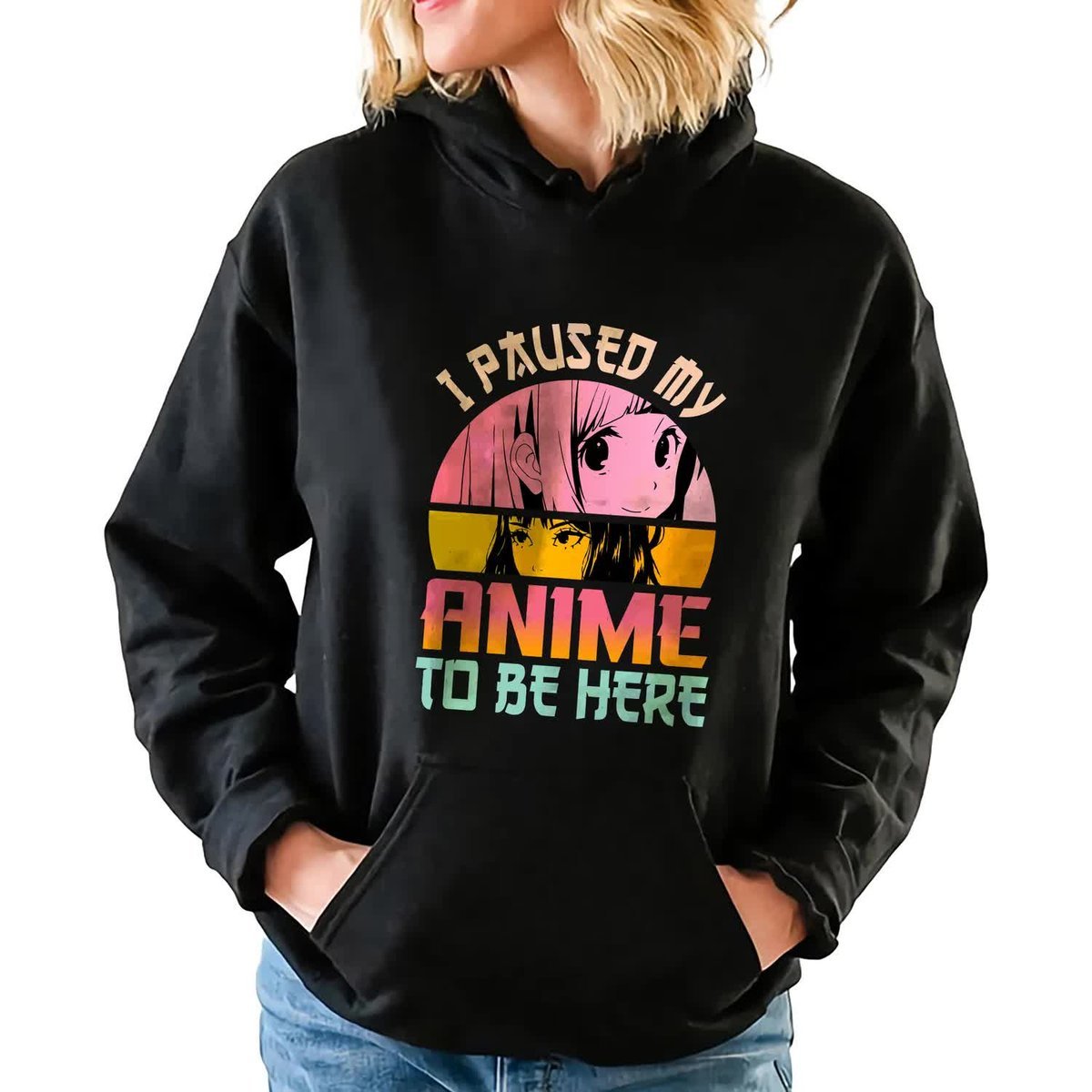 Bluza Damska Z Kapturem I PASUSED MY ANIME Japońskie Anime Kawaii Wz - XL