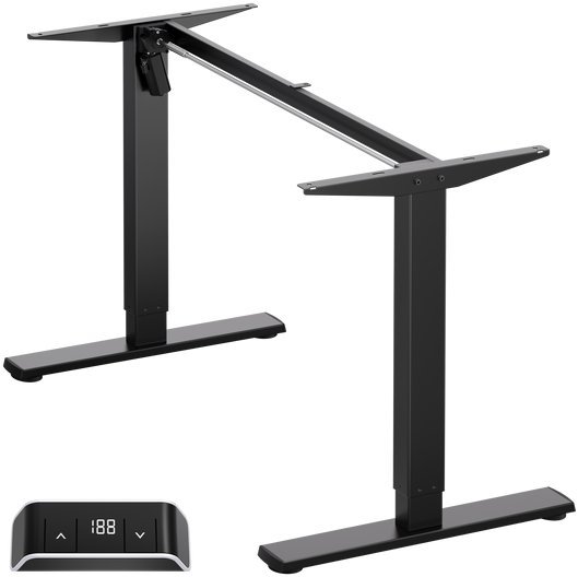 ONKRON DESK FRAME MOTORISED/BLACK WDF221E-B