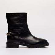 Botki damskie - TOMMY HILFIGER TOMMY TWIST ANKLE BOOT - Tommy Hilfiger - miniaturka - grafika 1