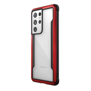 X-Doria Raptic Shield Etui aluminiowe na Samsung Galaxy S21 Ultra (Antimicrobial protection) (Red) 492270 - Etui i futerały do telefonów - miniaturka - grafika 1