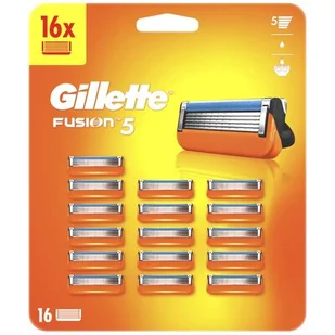 Gillette Fusion ostrza wkłady do maszynki 16 szt - Maszynki do golenia i wkłady - miniaturka - grafika 1