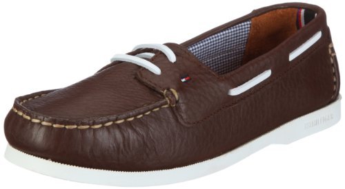 Tommy Hilfiger Półbuty chłopięce MARK 2A, brązowy - Brązowy Dark Brown 201-29 EU