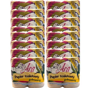 Ara Papier Toaletowy Gofrowany Worek 16 x 4 Rolki - Papier toaletowy - miniaturka - grafika 1