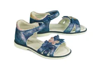 Buty dla dziewczynek - WOJTYŁKO 2S2320 granat, sandały dziecięce, rozmiary 24-27 - Wojtyłko - miniaturka - grafika 1